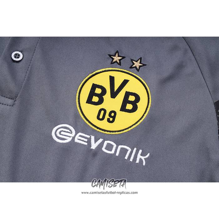 Camiseta Polo del Borussia Dortmund 2023-2024 Gris